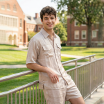 طقم بالمان قطعتين: إصدار الساتان اللامع العصري