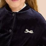 Velour Bomber Jacket and Pants Set